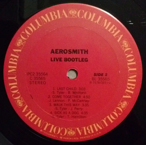 Aerosmith - Live! Bootleg (2xLP, Album, Ter) (Very Good (VG)) - Image 5