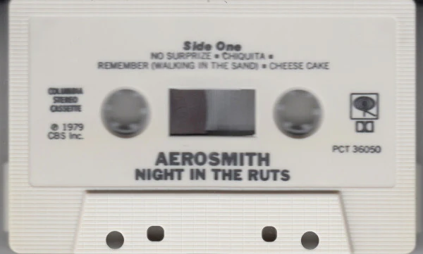 Aerosmith - Night In The Ruts (Cass, Album) (Very Good Plus (VG+)) - Image 2