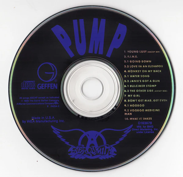 Aerosmith - Pump (CD, Album, Club, BMG) (Very Good Plus (VG+)) - Image 3