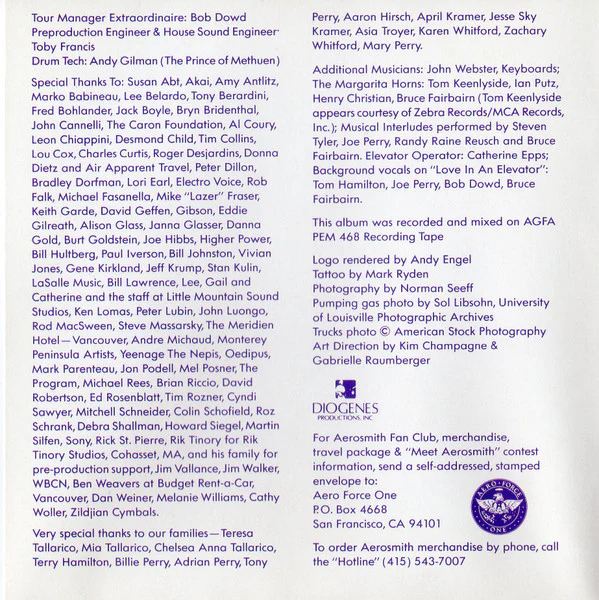 Aerosmith - Pump (CD, Album, Club, BMG) (Very Good Plus (VG+)) - Image 5