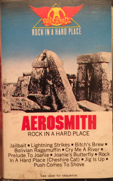 Aerosmith - Rock In A Hard Place (Cass, Album) (Very Good Plus (VG+))