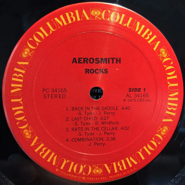 Aerosmith - "Rocks" (LP, Album, Pit) (Very Good Plus (VG+)) - Image 3