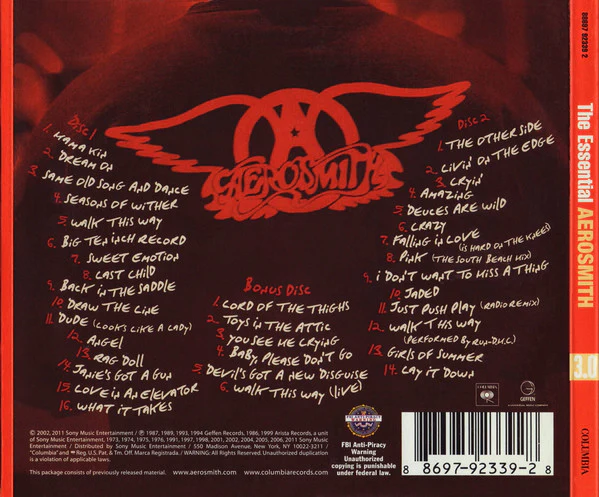 Aerosmith - The Essential Aerosmith (3xCD, Comp, Ltd, RE) (Near Mint (NM or M-)) - Image 2
