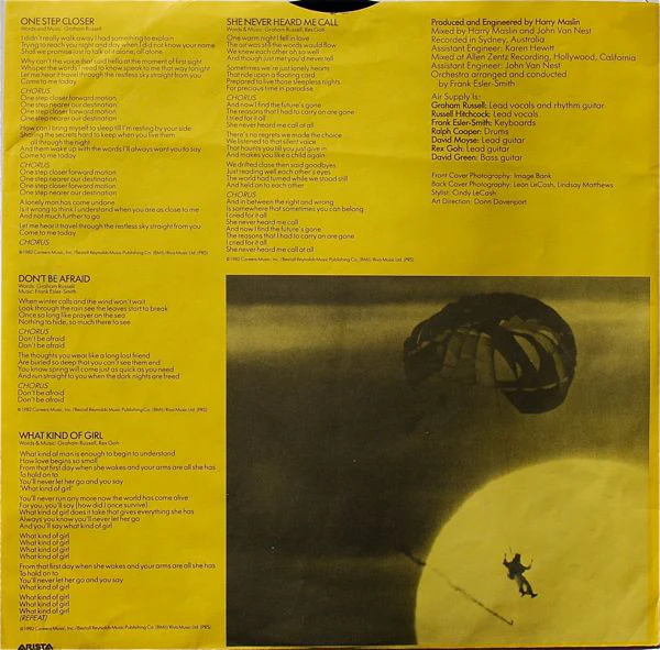 Air Supply - Now And Forever (LP, Album, Mon) (Very Good Plus (VG+)) - Image 4