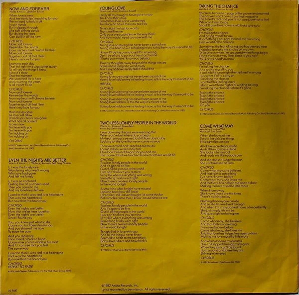 Air Supply - Now And Forever (LP, Album, Mon) (Very Good (VG)) - Image 3
