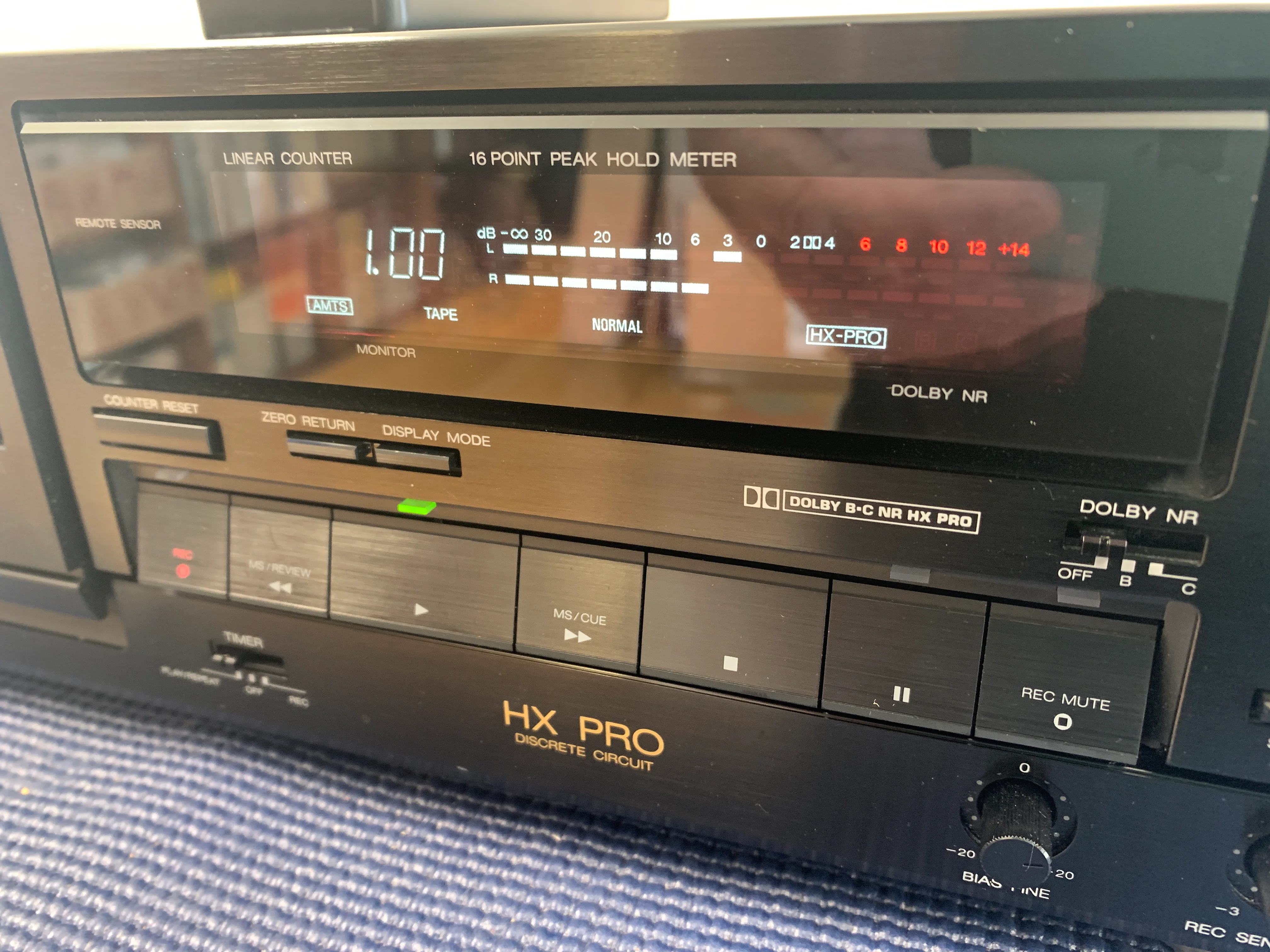 Aiwa AD-F810 Single Cassette Deck with Remote Control * 3 Heads - Image 10