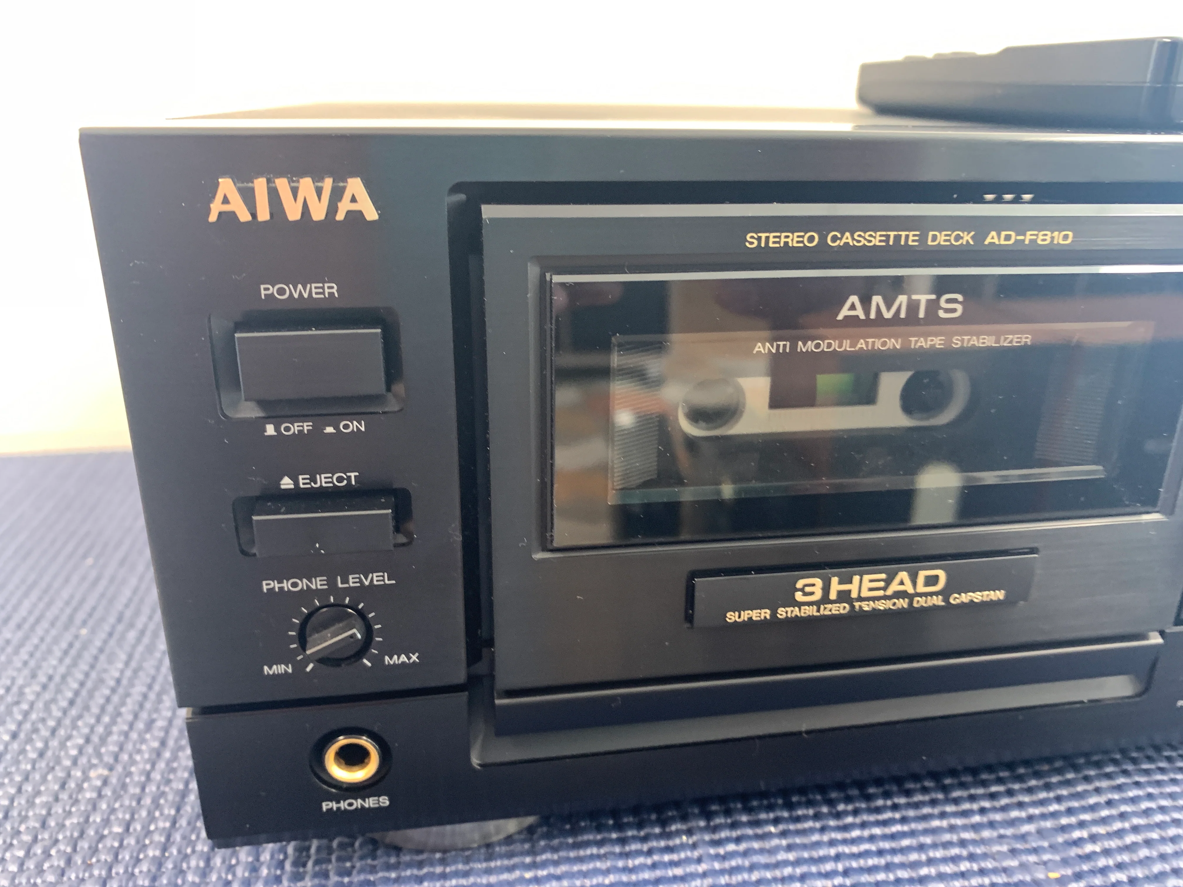 Aiwa AD-F810 Single Cassette Deck with Remote Control * 3 Heads - Image 2