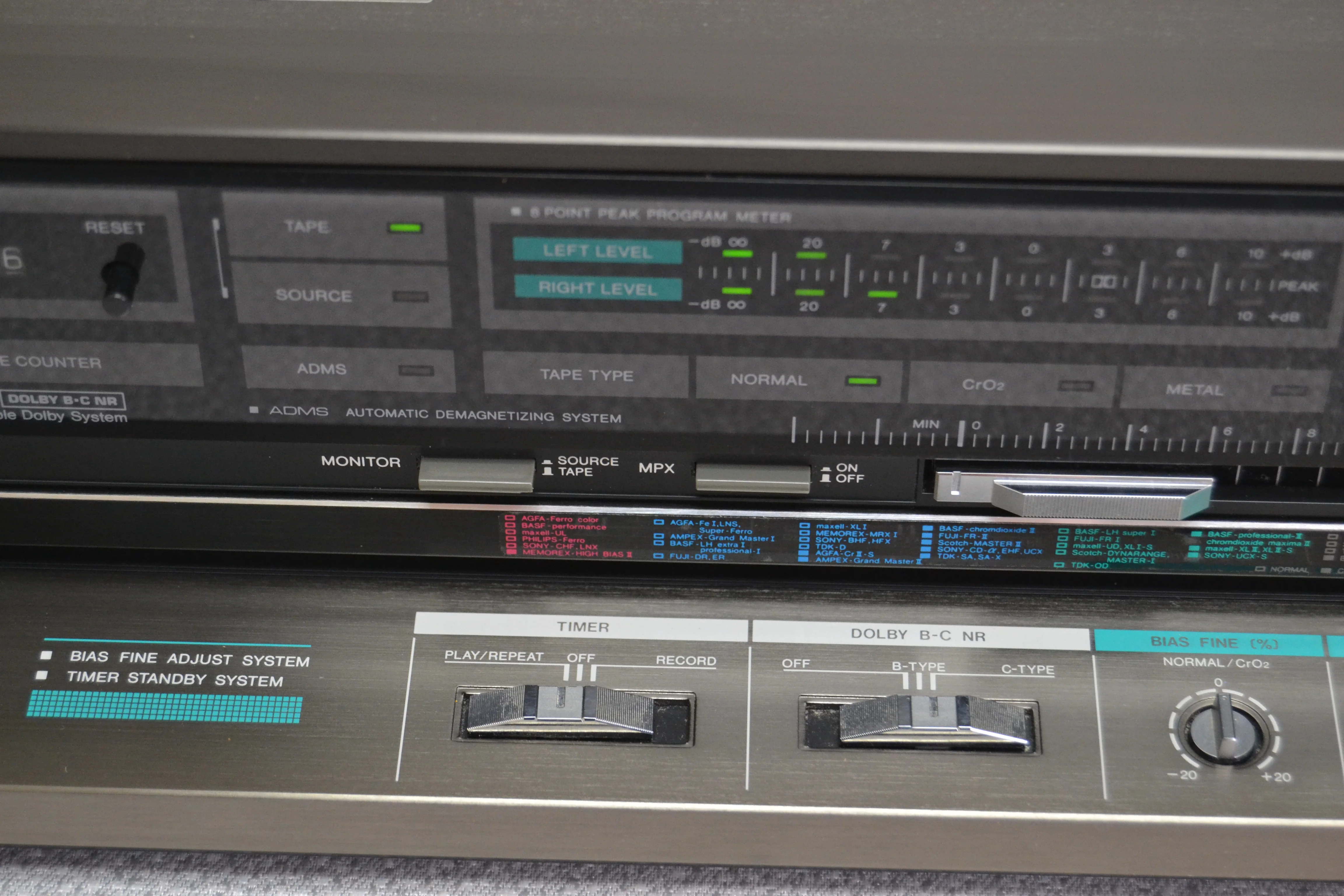 Aiwa AD-S20 Single Cassette Deck * Three Heads * Fully Serviced * New Belts - Image 5