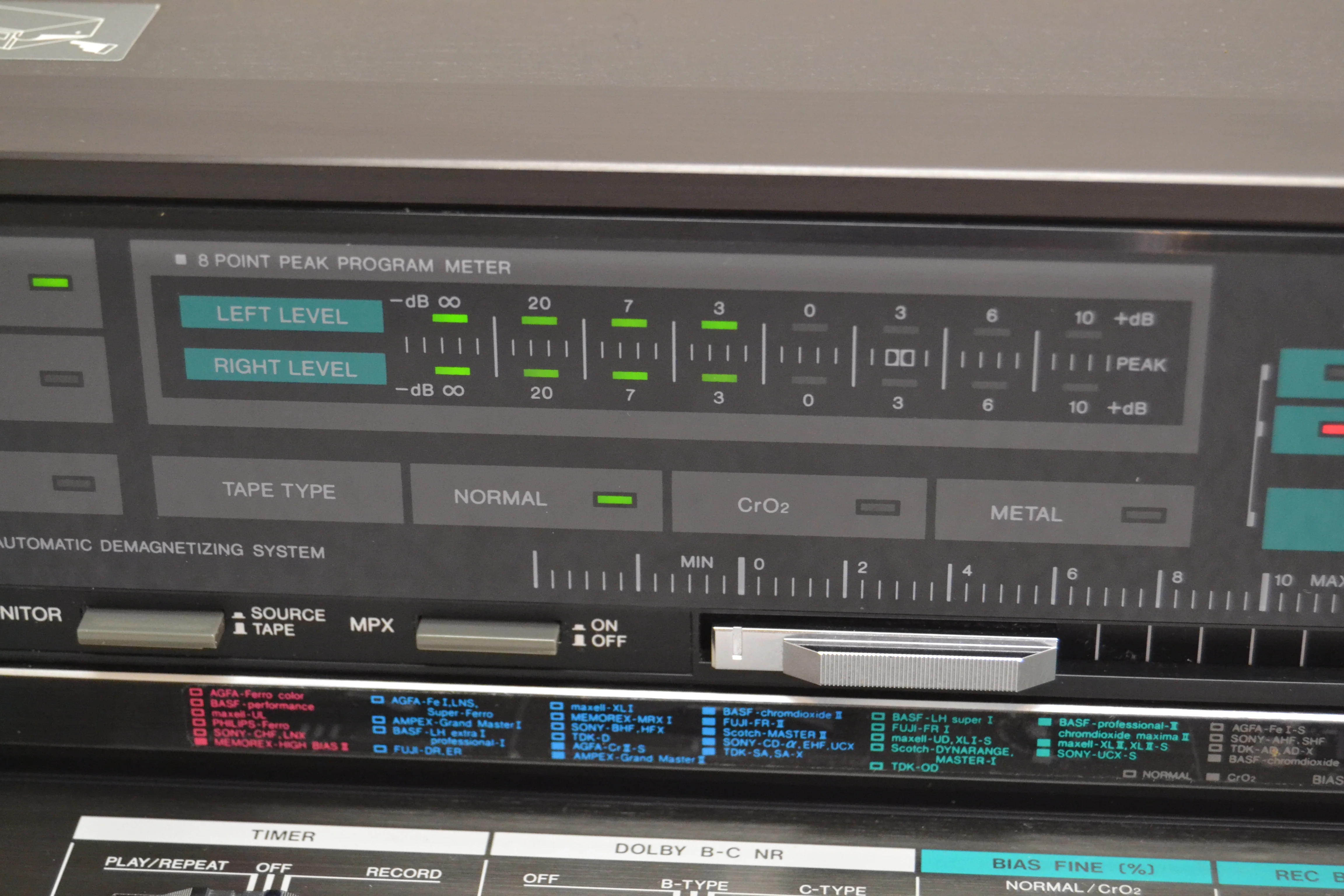 Aiwa AD-S20 Single Cassette Deck * Three Heads * Fully Serviced * New Belts - Image 8