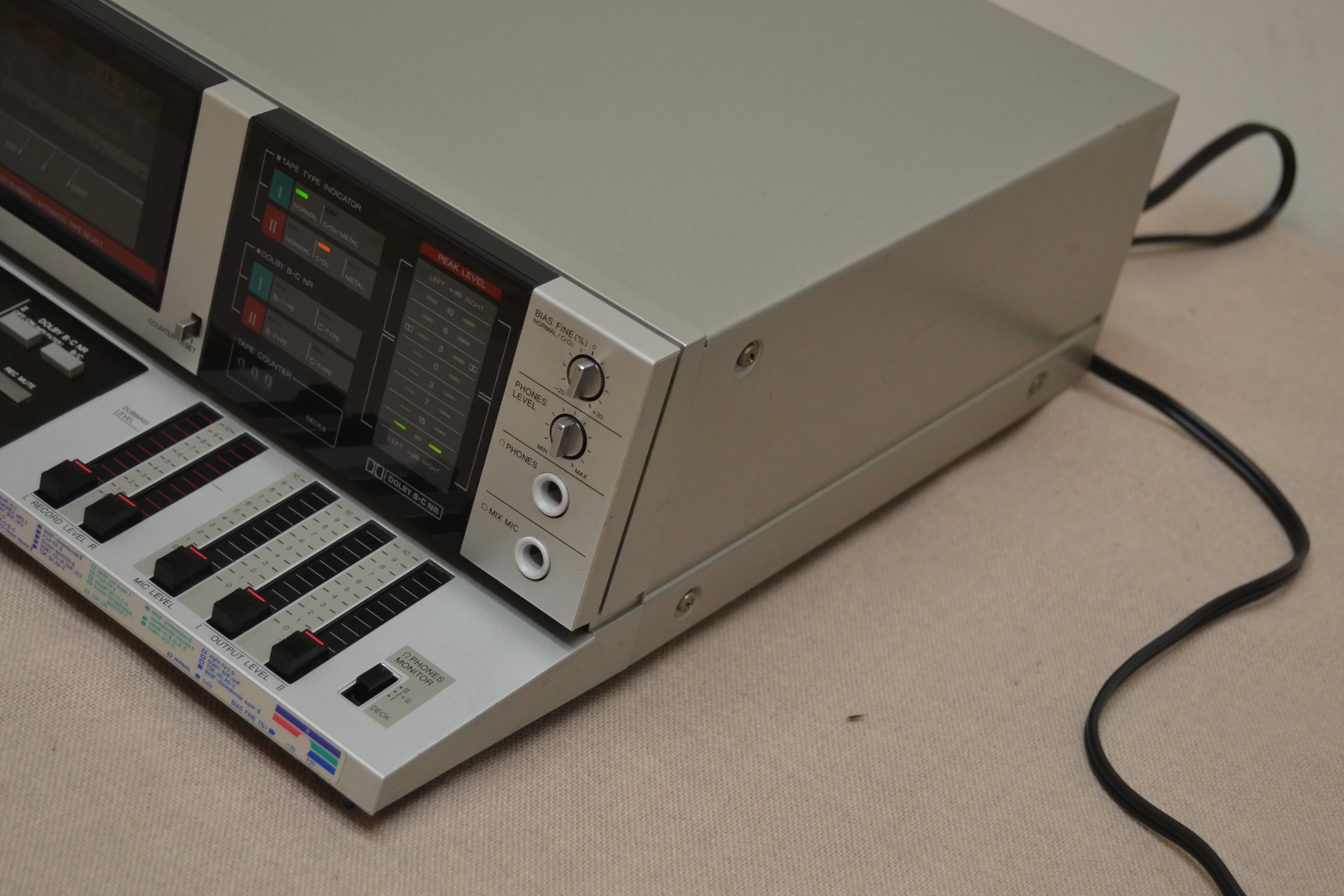 Aiwa AD-WX220 Double Cassette Deck * Fully Serviced * New Belts - Image 10
