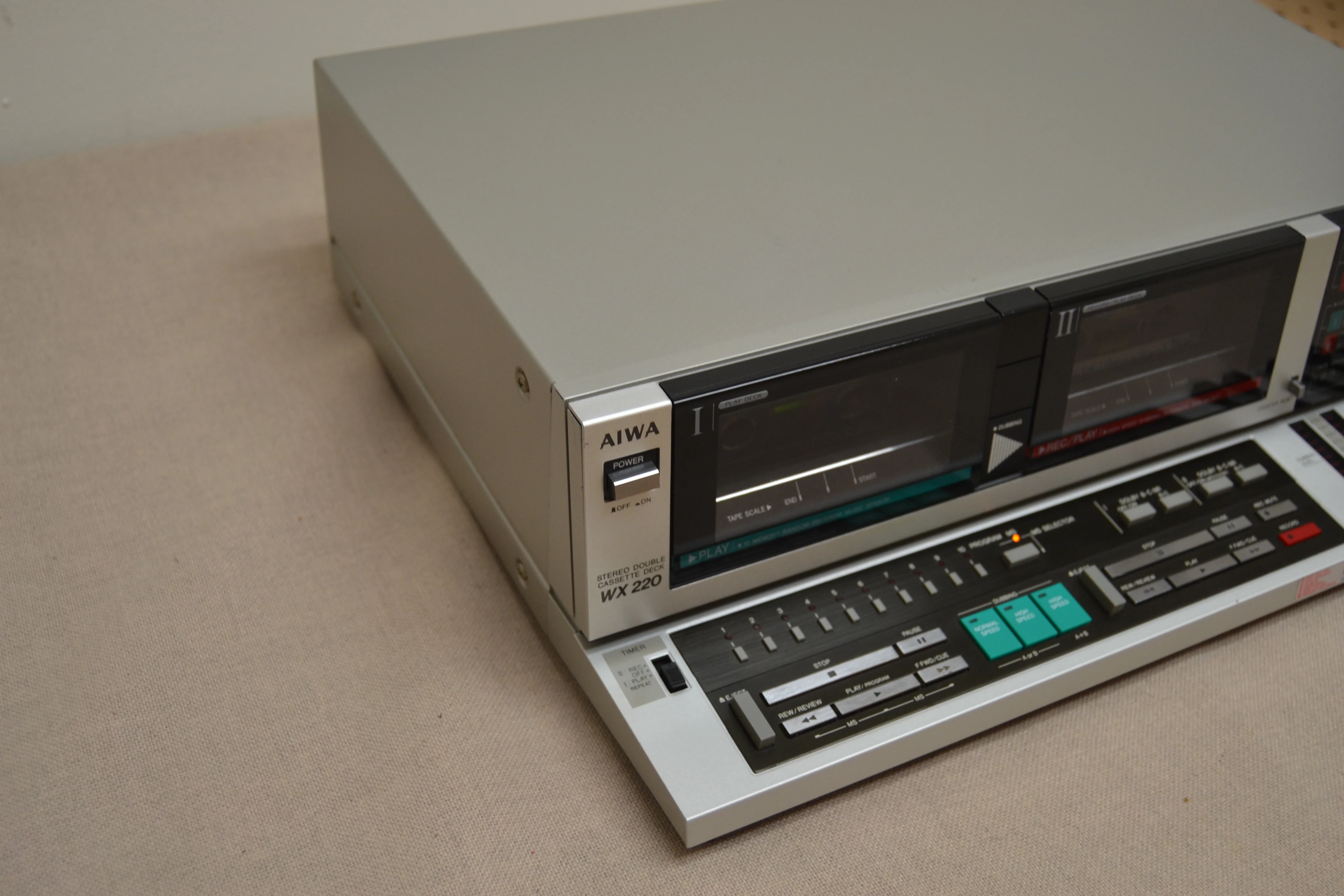 Aiwa AD-WX220 Double Cassette Deck * Fully Serviced * New Belts - Image 11