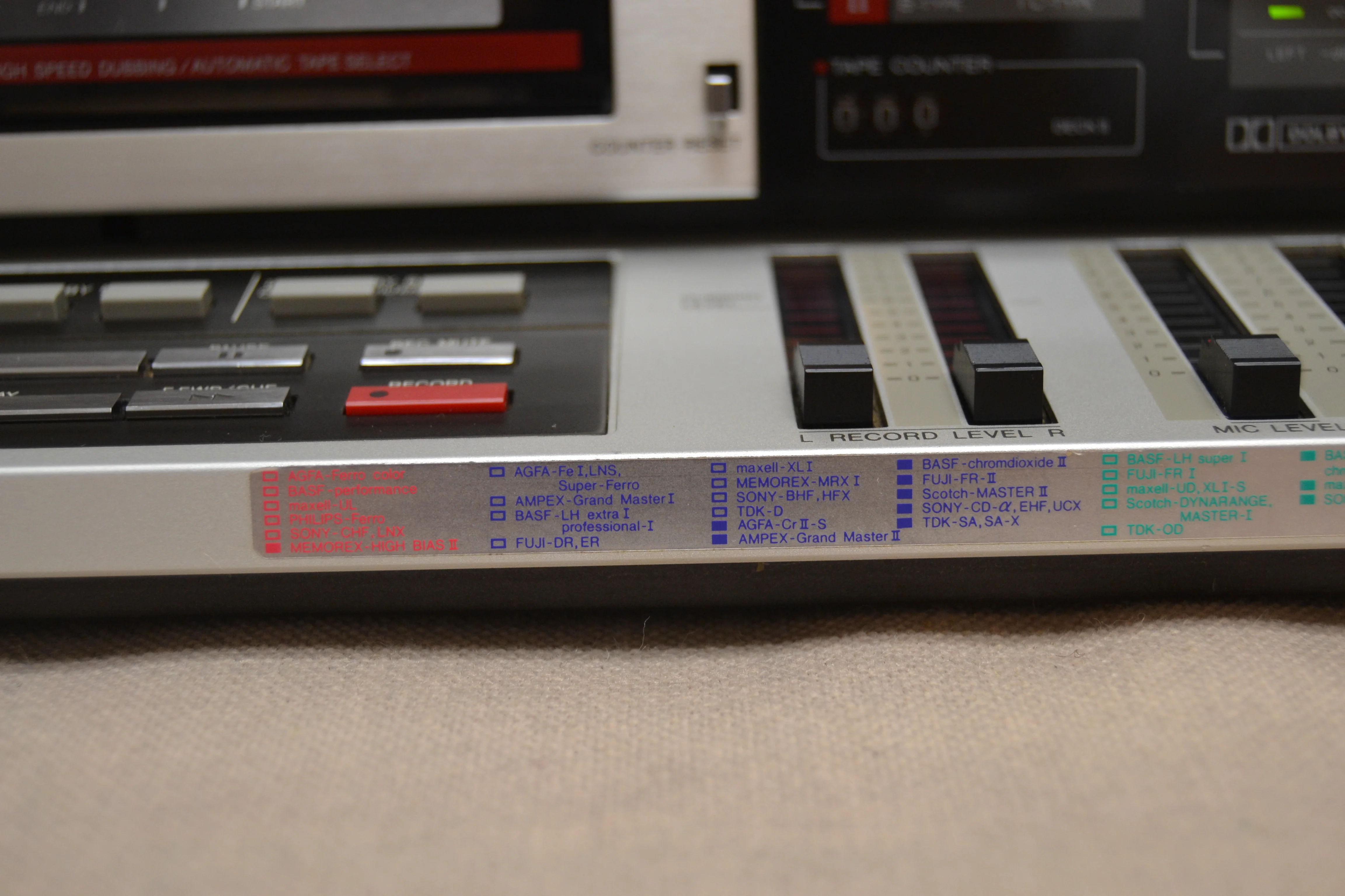 Aiwa AD-WX220 Double Cassette Deck * Fully Serviced * New Belts - Image 5