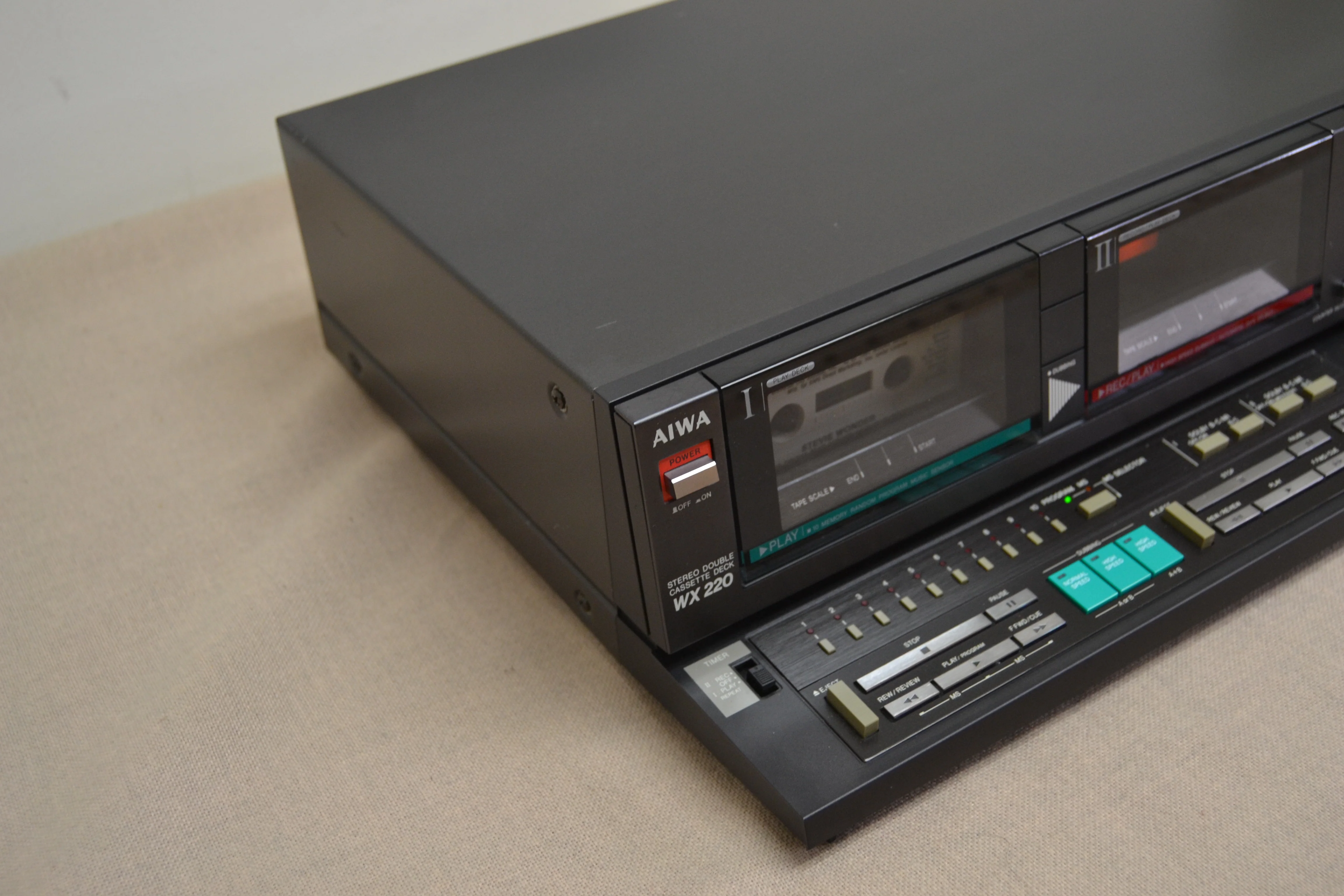 Aiwa AD-WX220 Stereo Double Cassette Deck (1983-86) * Fully Serviced * New Belts - Image 15