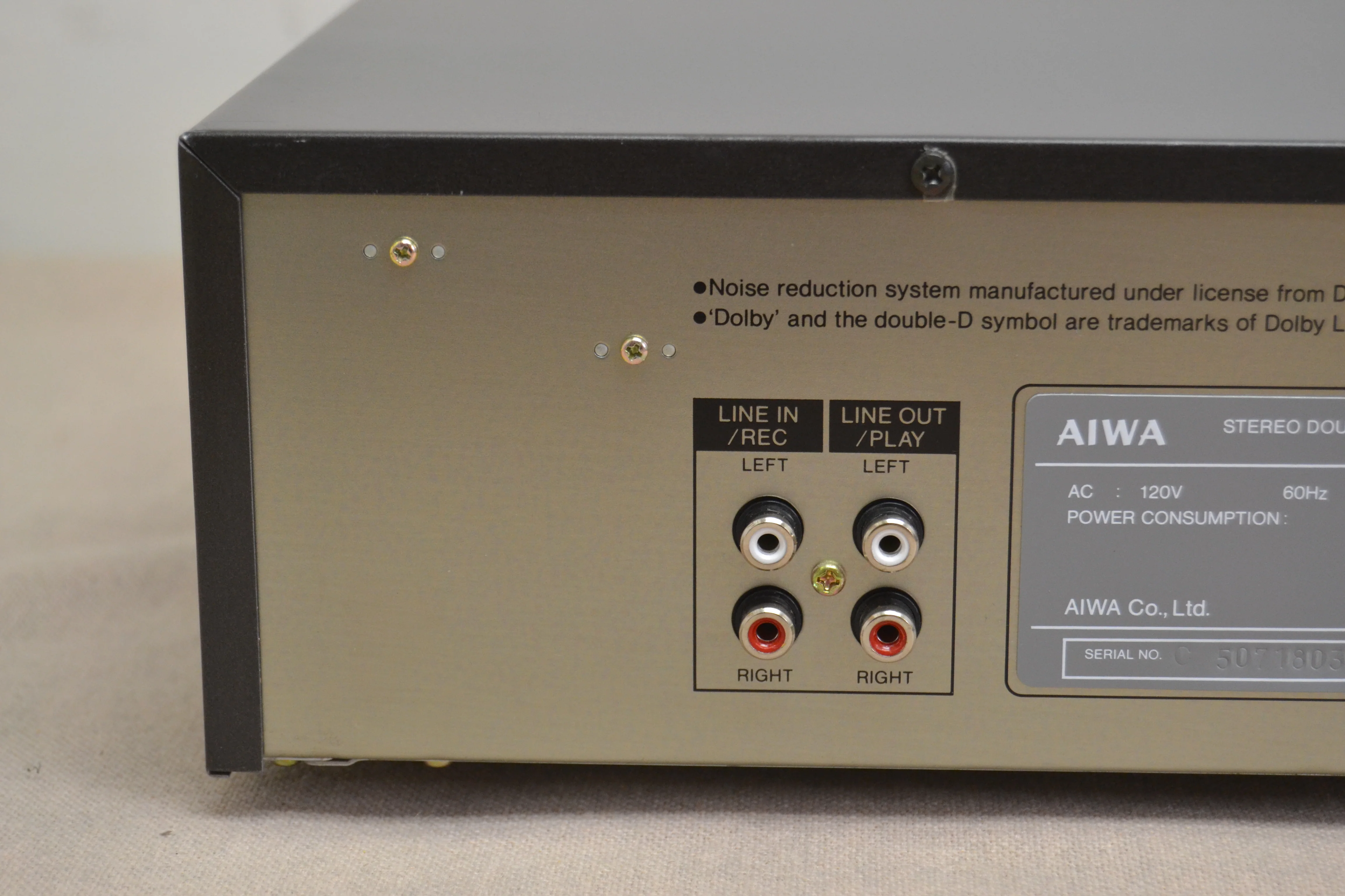 Aiwa AD-WX220 Stereo Double Cassette Deck (1983-86) * Fully Serviced * New Belts - Image 17