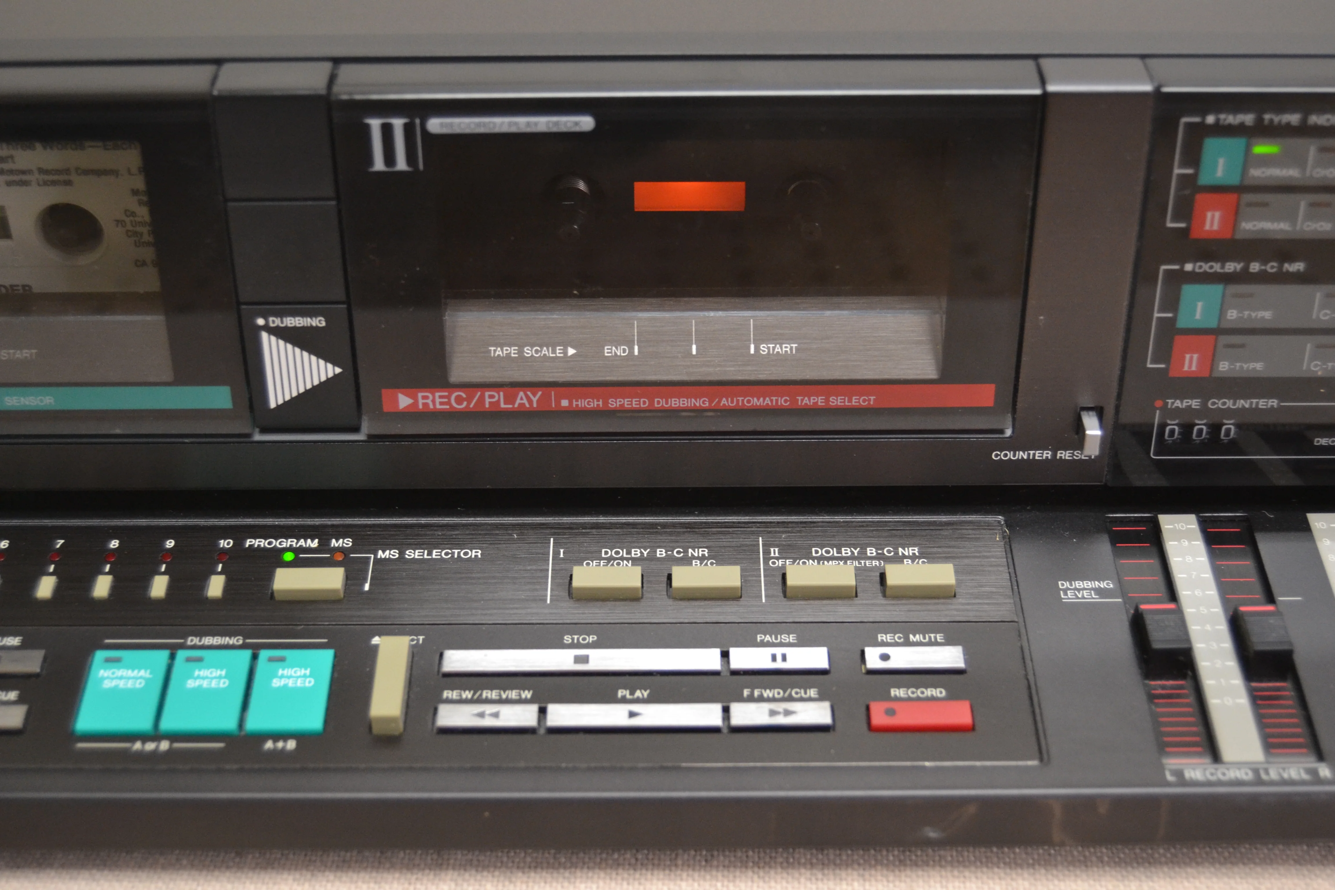 Aiwa AD-WX220 Stereo Double Cassette Deck (1983-86) * Fully Serviced * New Belts - Image 3
