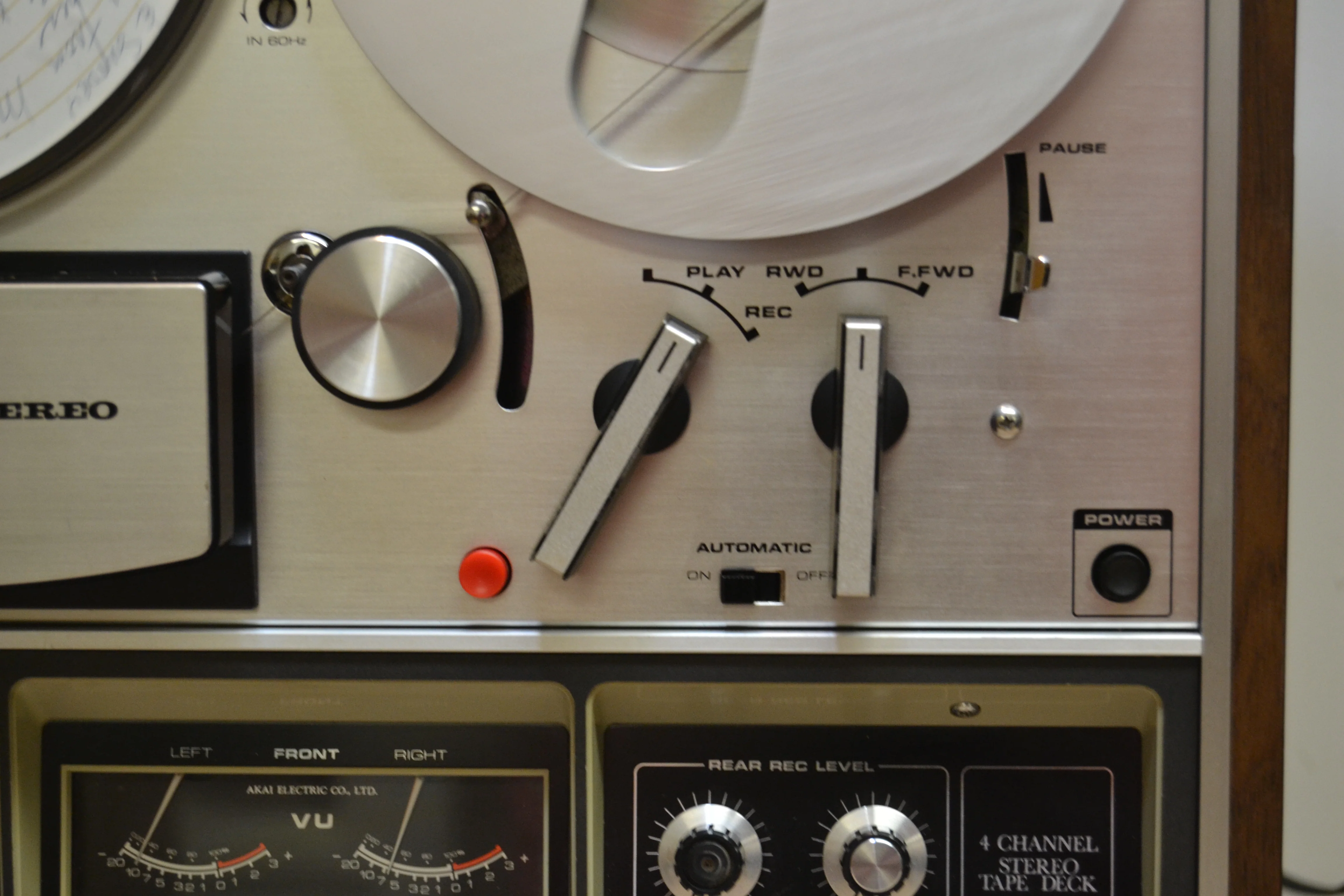 Akai 1730D-SS Reel to Reel Deck * Fully Serviced * New Belt - Image 4