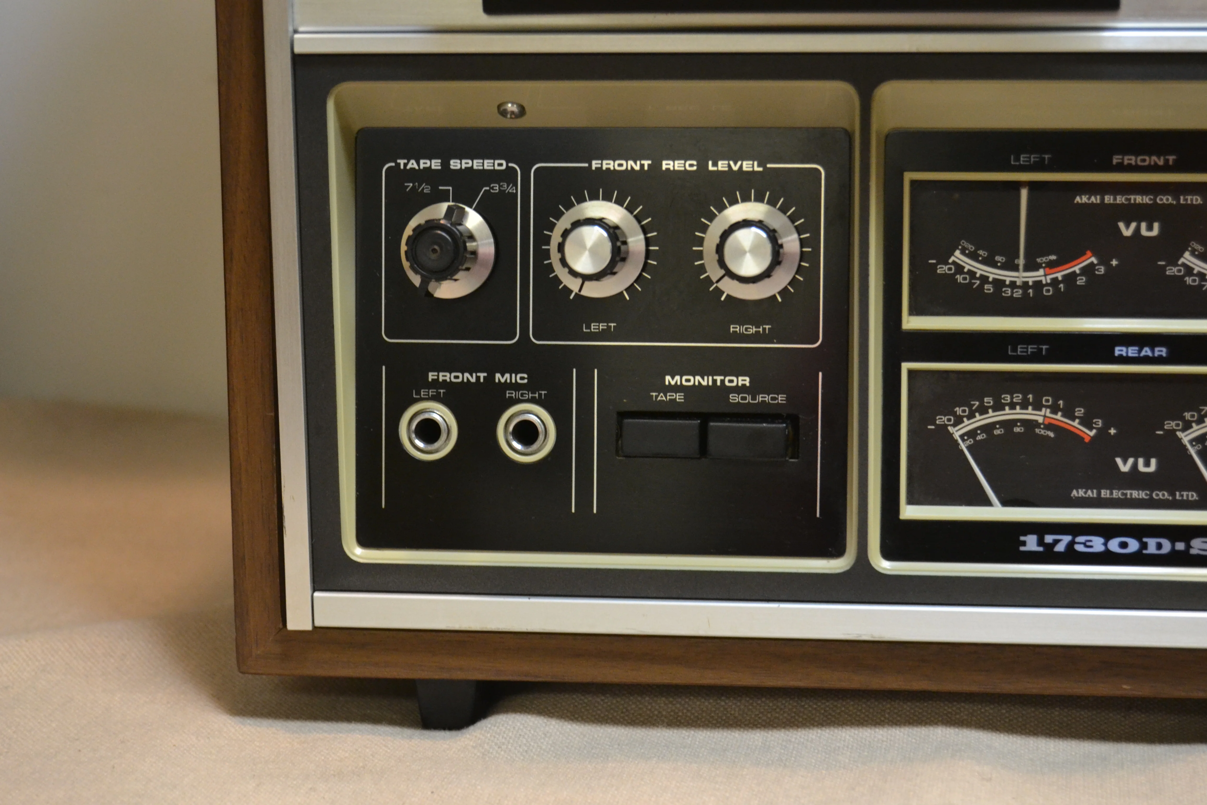 Akai 1730D-SS Reel to Reel Deck * Fully Serviced * New Belt - Image 6