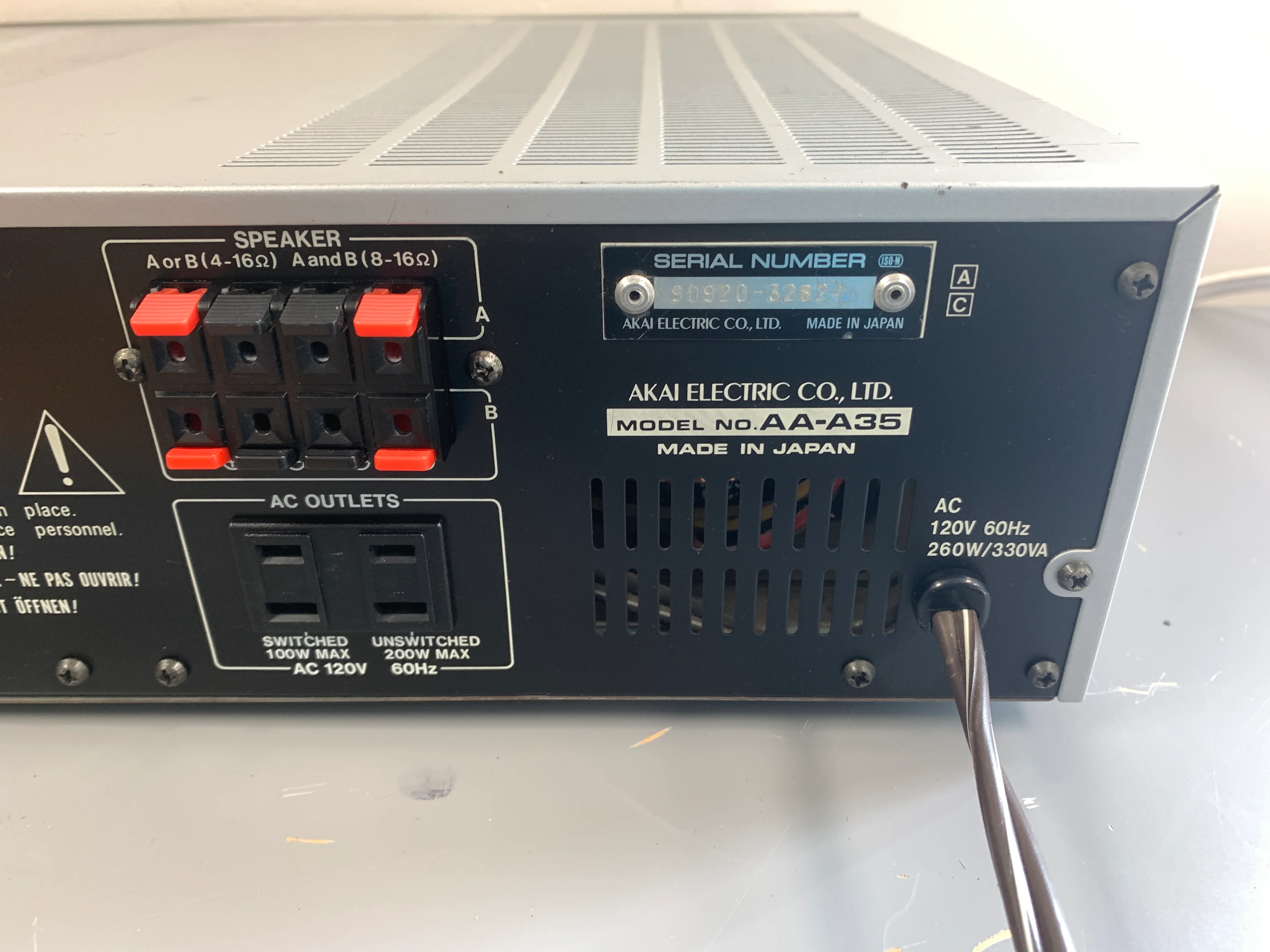 Akai AA-A35 Stereo Receiver * 1984 * 45W RMS - Image 14