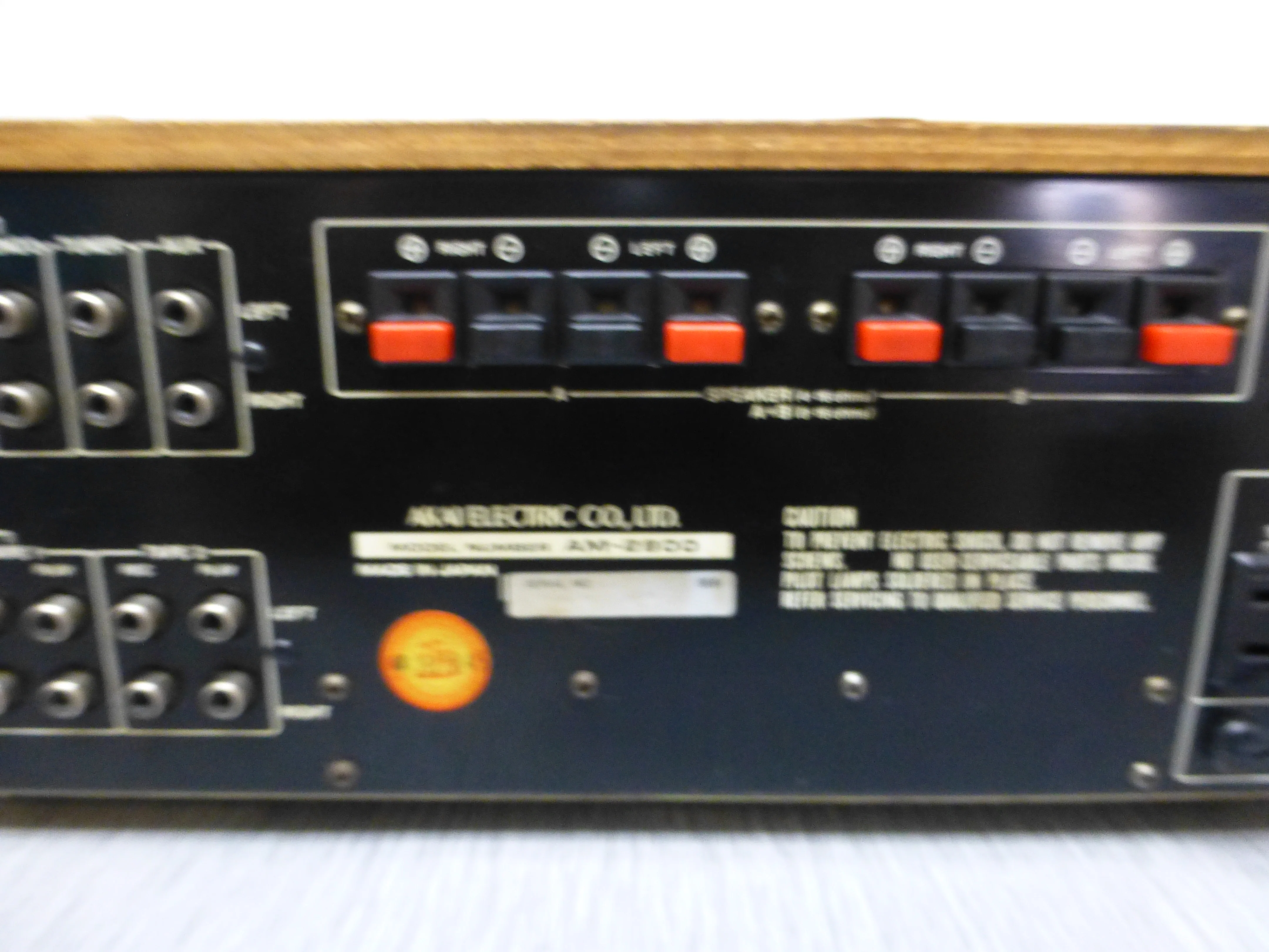 Akai AM-2800 Stereo Integrated Amplifier (1976-79) * 80W RMS - Image 11