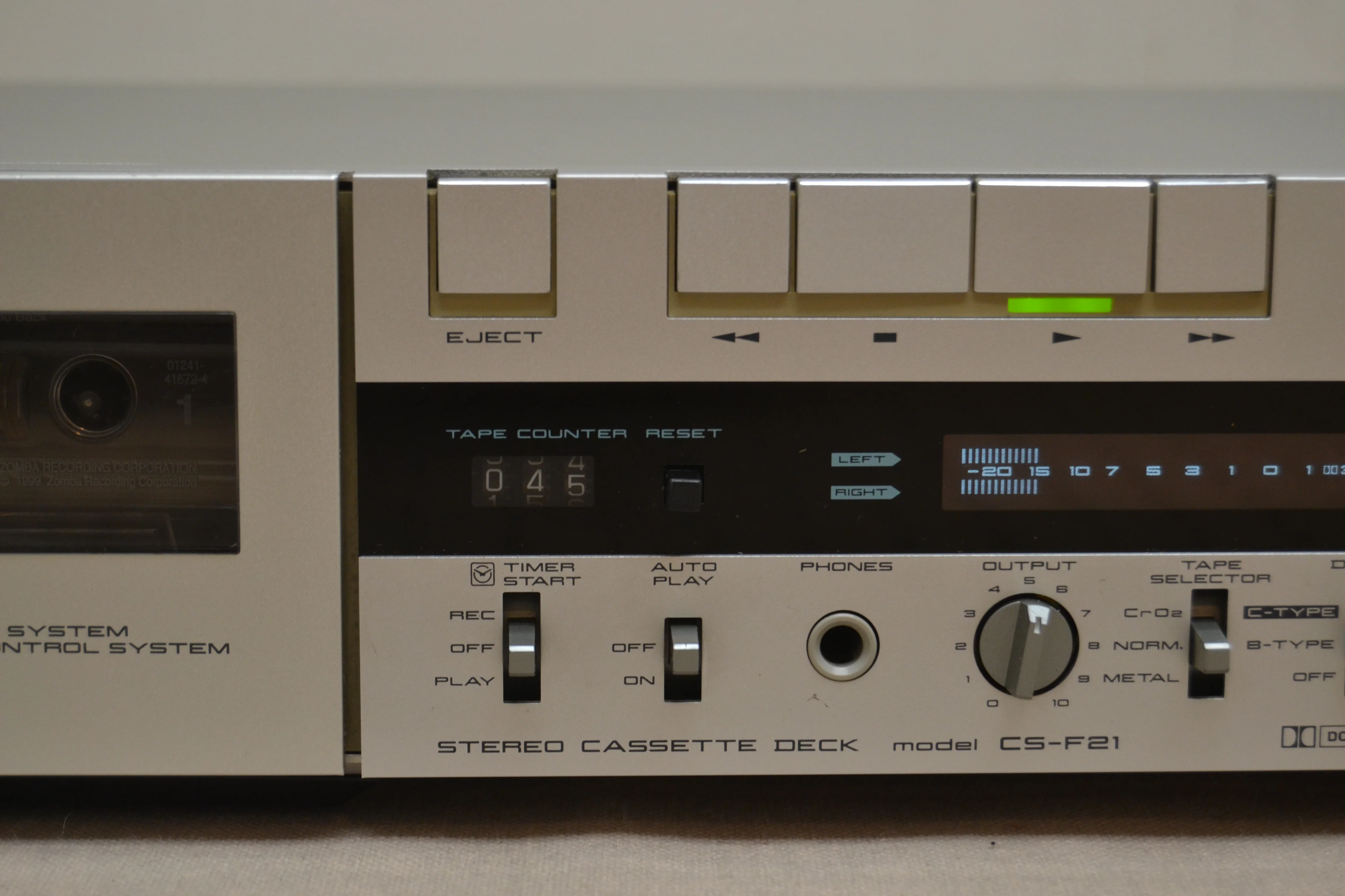 Akai CS-F21 Single Cassette Deck * Fully Serviced * New belts - Image 3