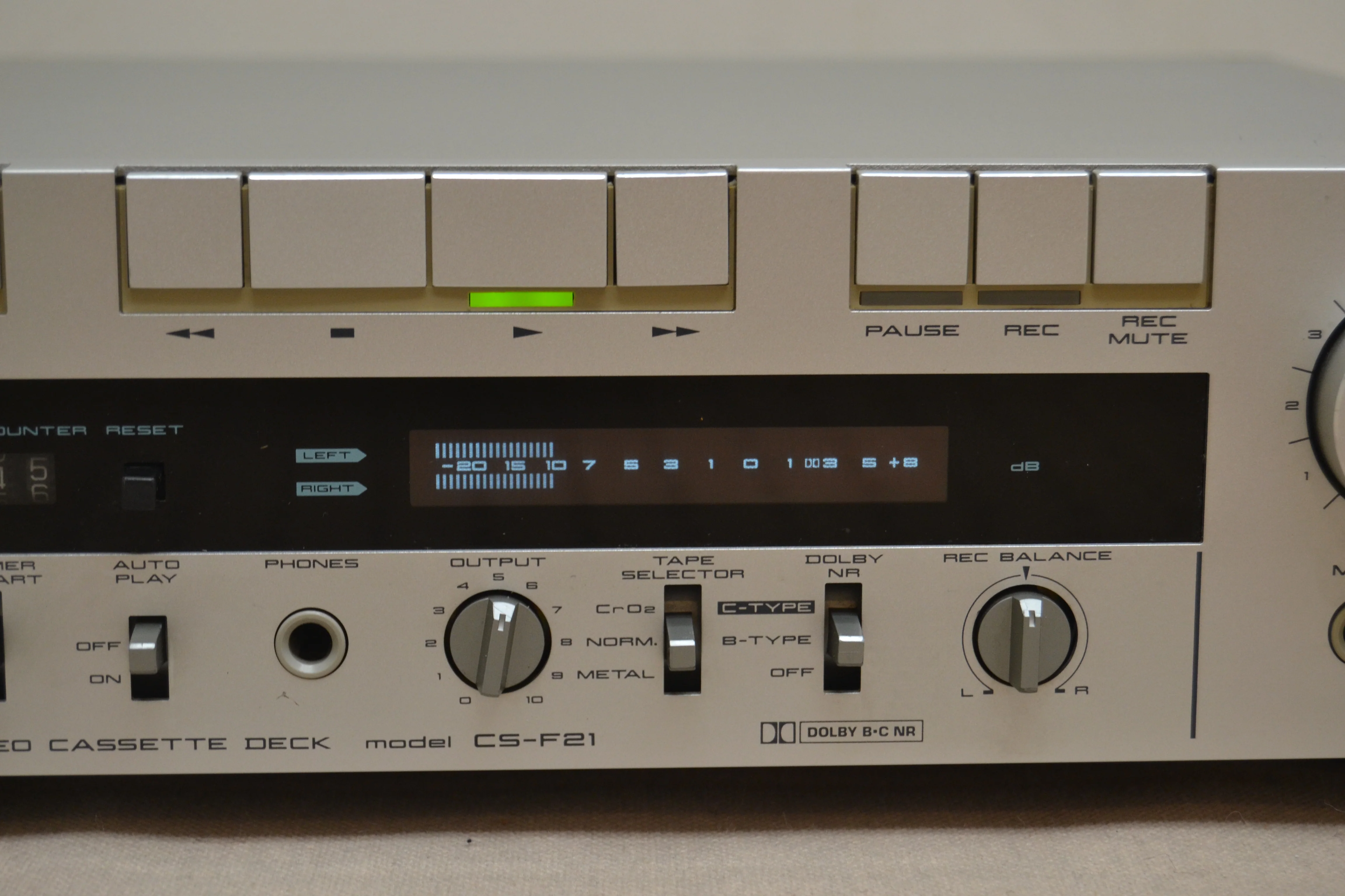 Akai CS-F21 Single Cassette Deck * Fully Serviced * New belts - Image 4