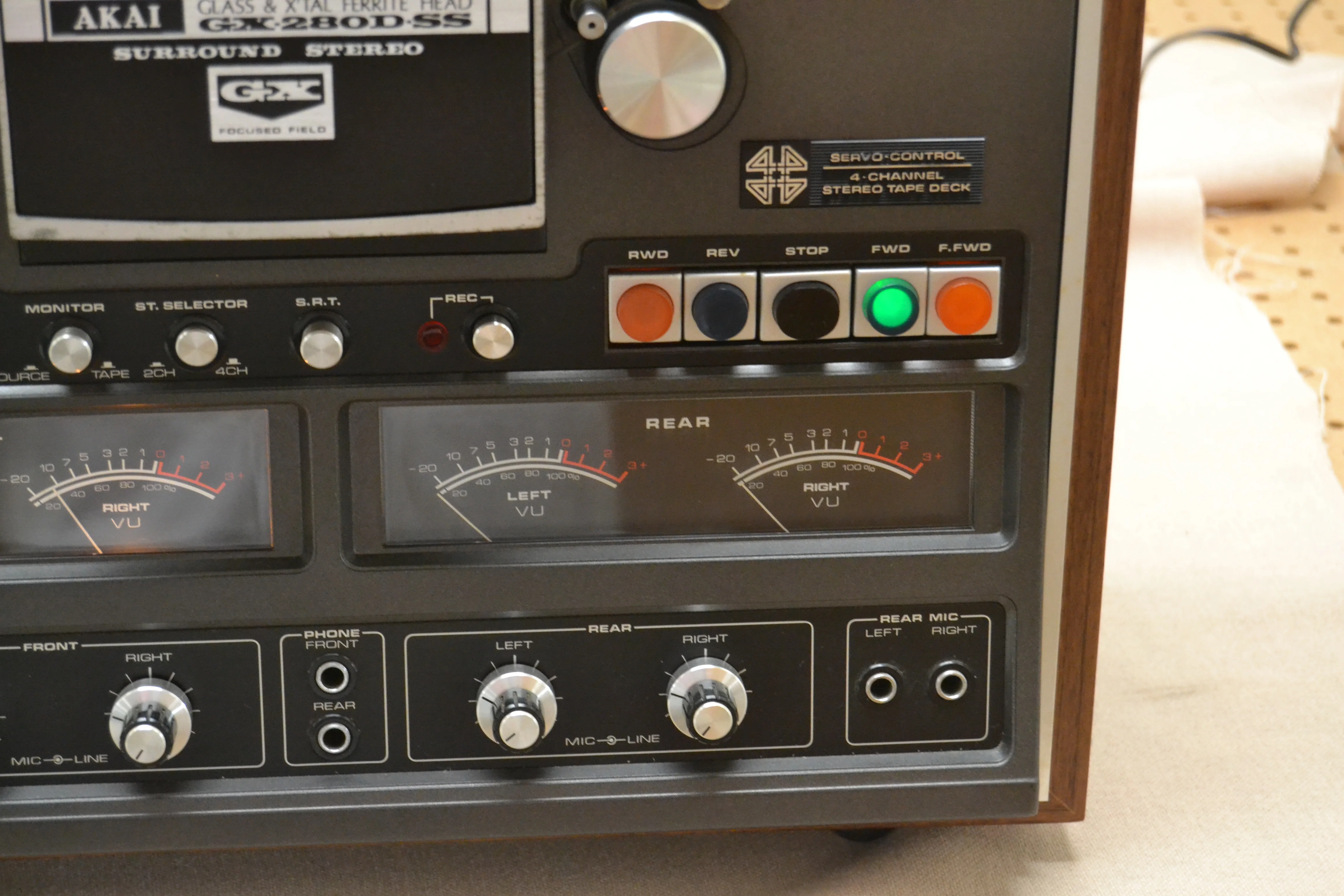 Akai GX-280D-SS Reel to Reel Recorder * Fully Serviced * New Belts - Image 3