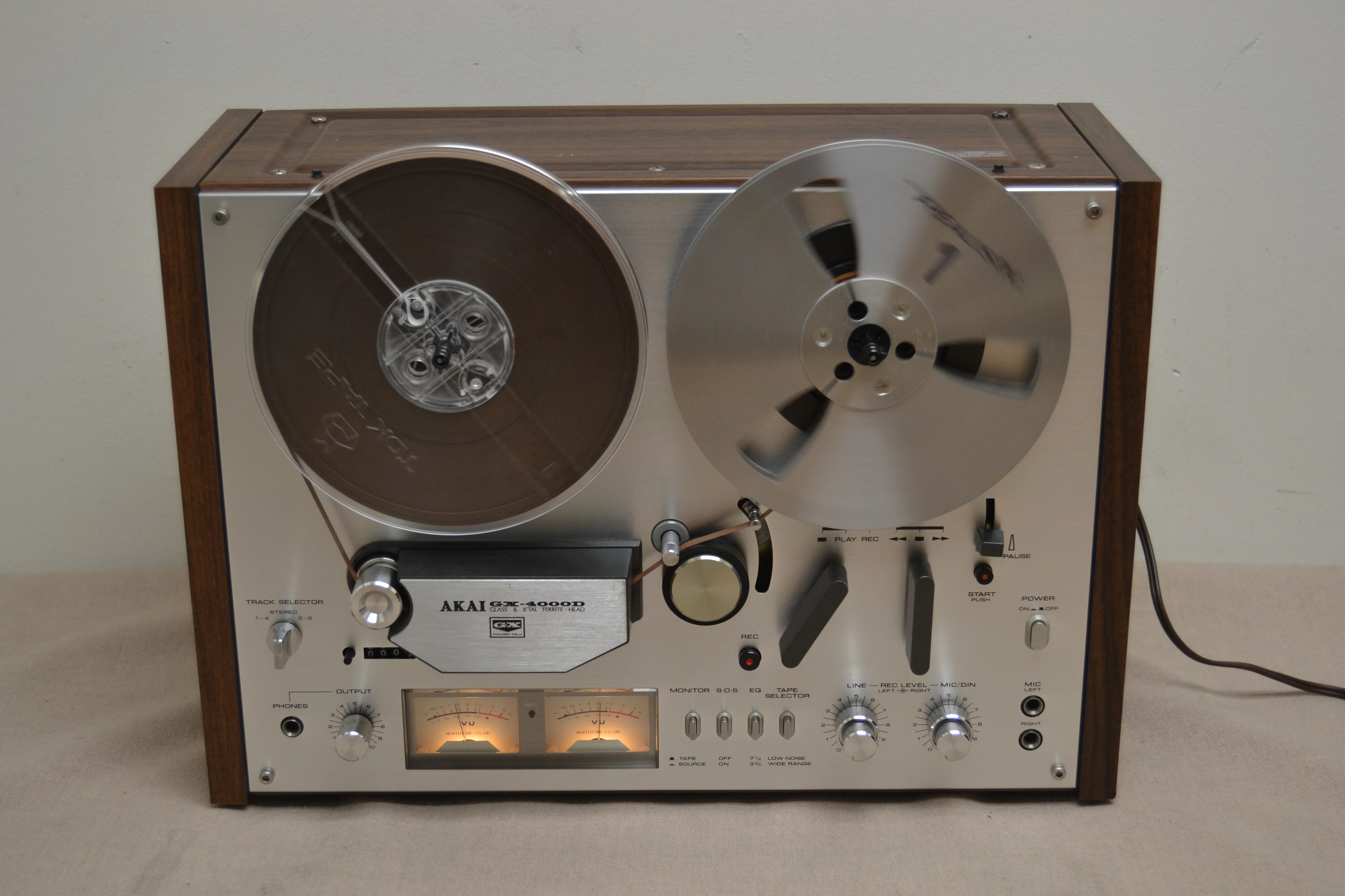 Akai GX-4000D Stereo Reel to Reel Tape Recorder (1978-85) * Fully Serviced * New Belts