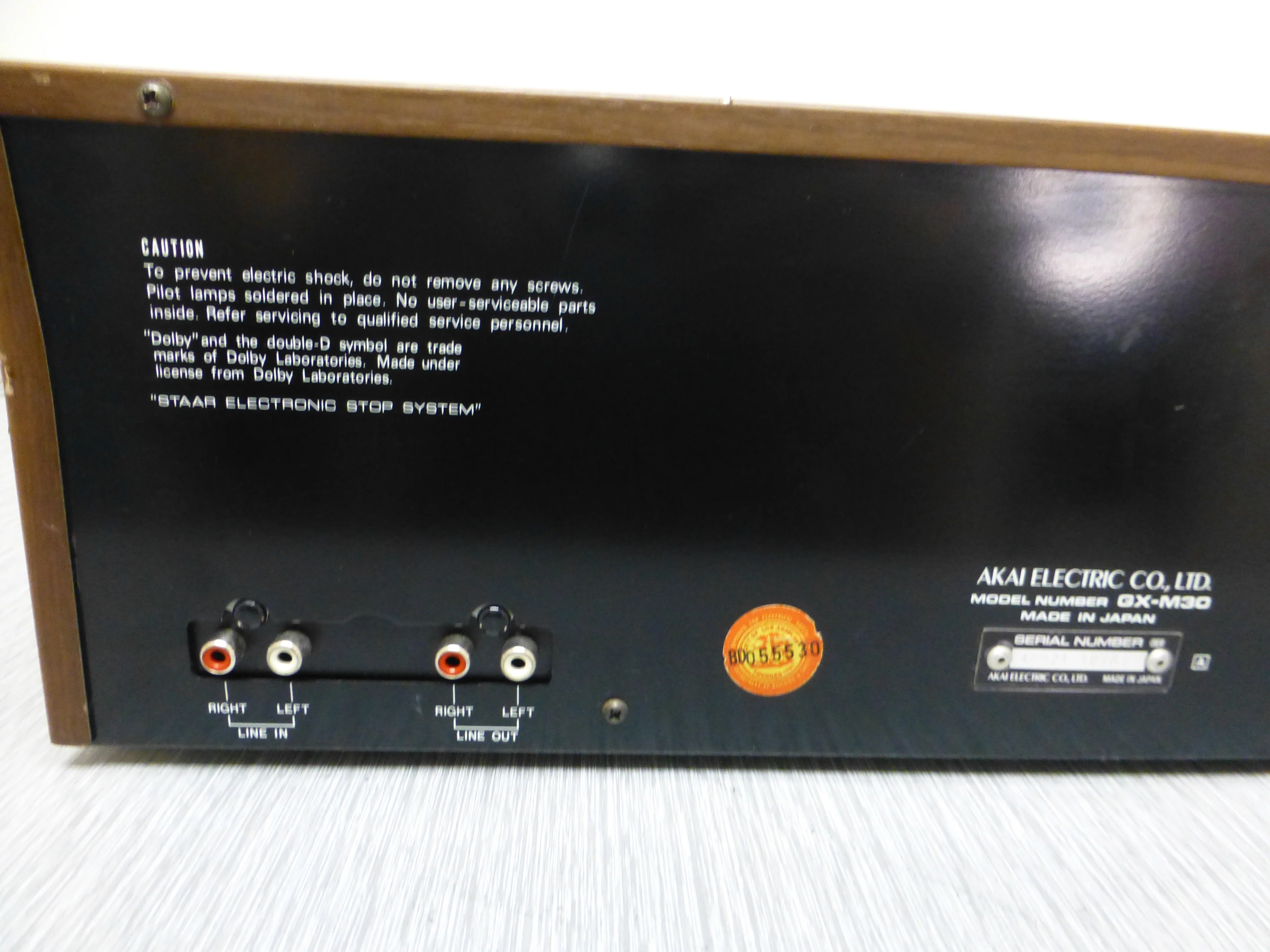 Akai GX-M30  Stereo Cassette Deck (1979) - Image 14