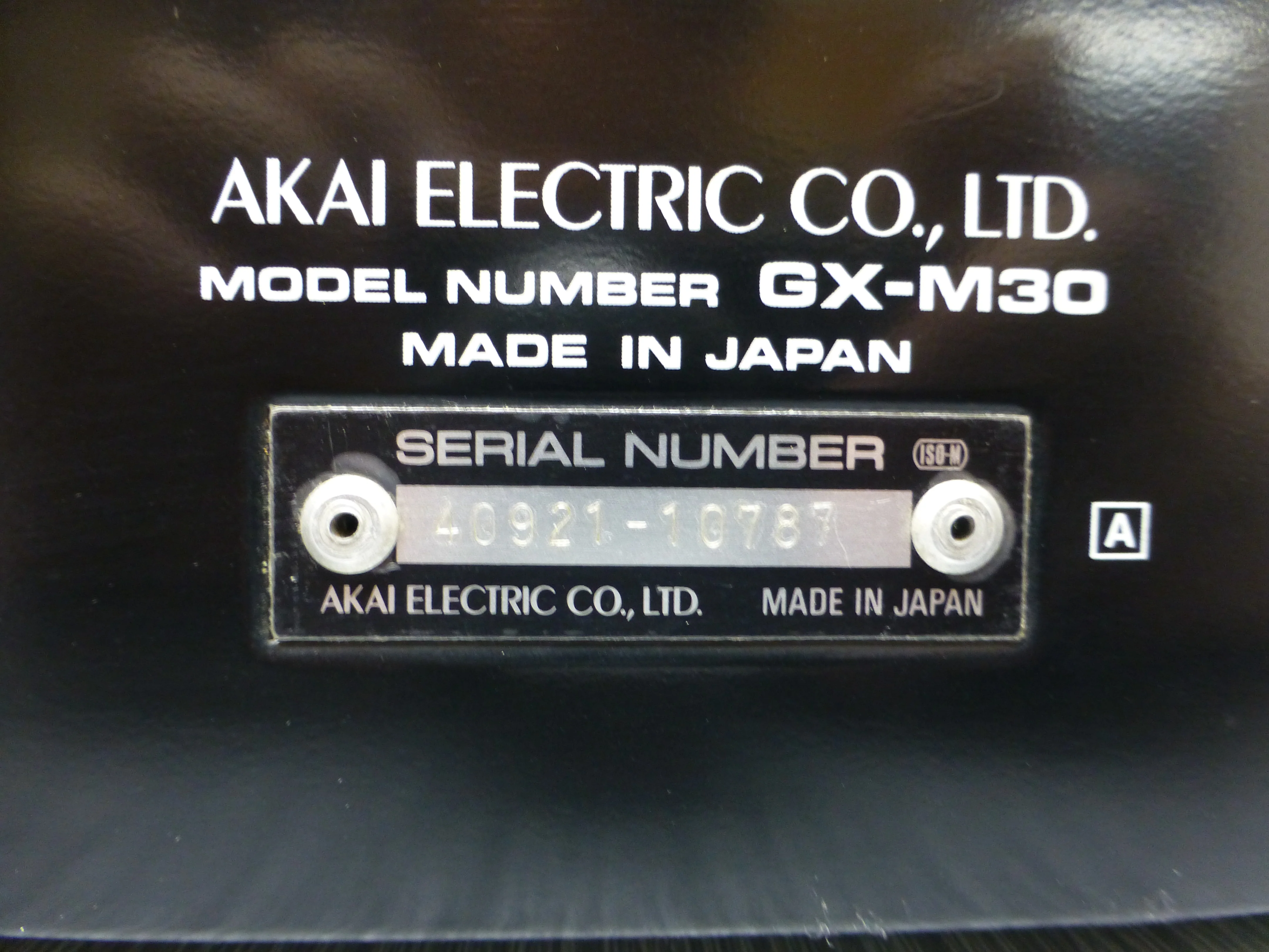 Akai GX-M30  Stereo Cassette Deck (1979) - Image 17