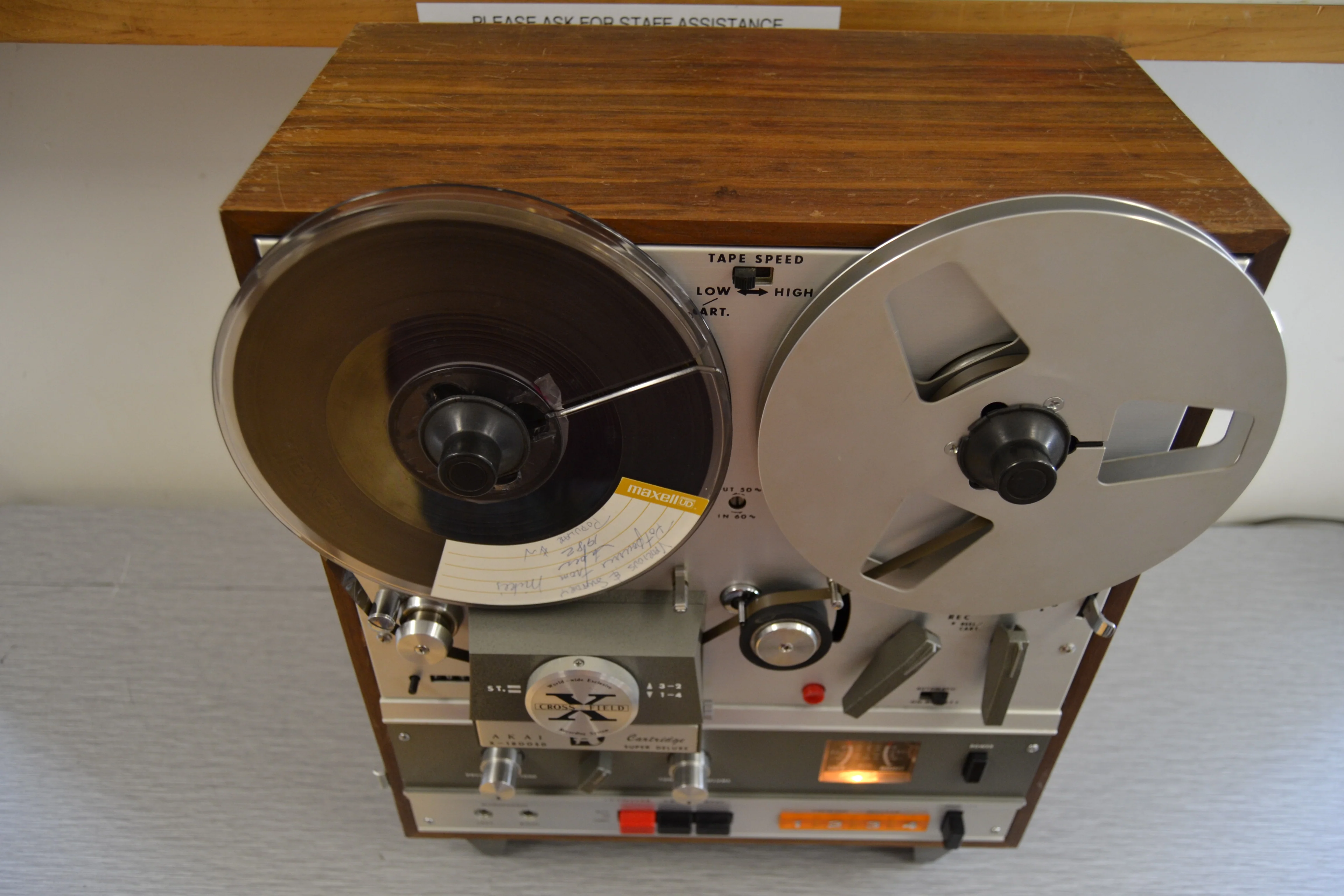 Akai X1800SD Reel to Reel/8 Track Tape Recorder (1970) - Image 7