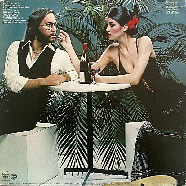 Al Di Meola - Elegant Gypsy (LP, Album, Pit) (Near Mint (NM or M-)) - Image 2