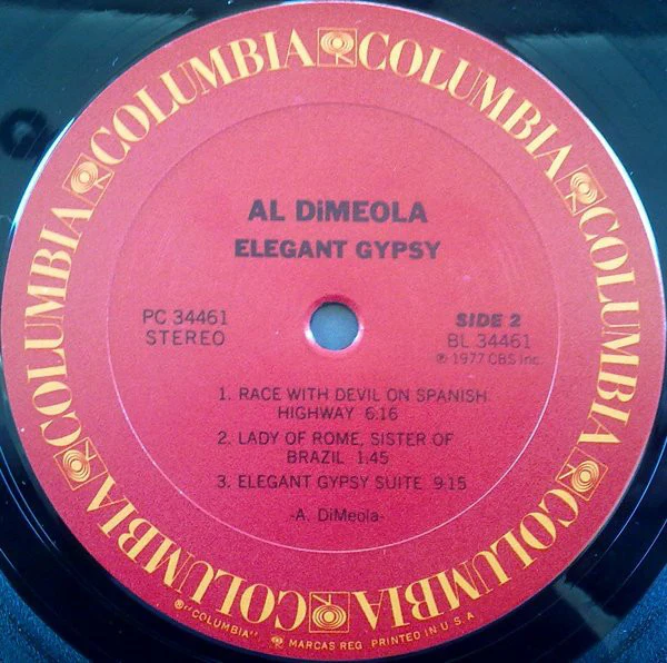 Al Di Meola - Elegant Gypsy (LP, Album, Pit) (Near Mint (NM or M-)) - Image 4