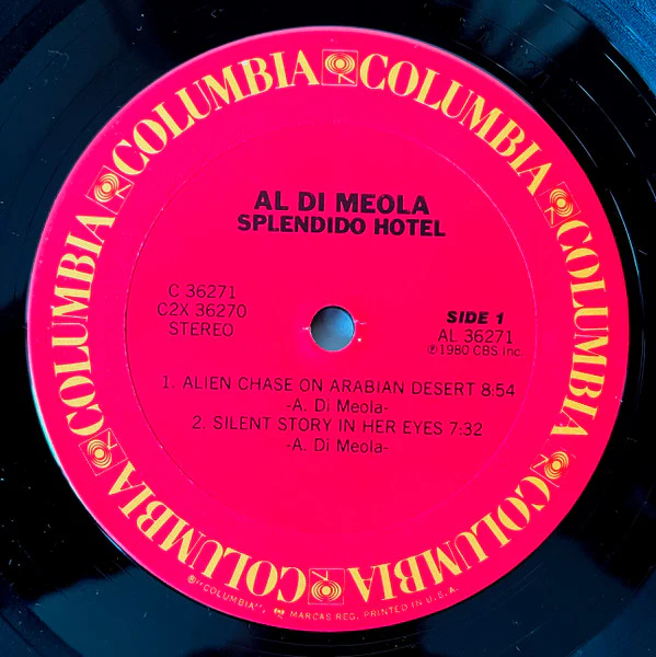 Al Di Meola - Splendido Hotel (2xLP, Album, Car) (Very Good Plus (VG+)) - Image 4