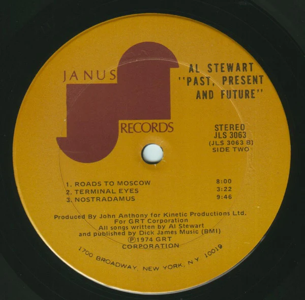 Al Stewart - Past, Present And Future (LP, Album, Ter) (Near Mint (NM or M-)) - Image 4