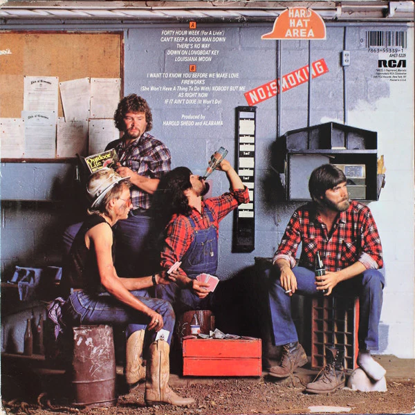 Alabama - 40 Hour Week (LP, Album) (Very Good Plus (VG+)) - Image 2