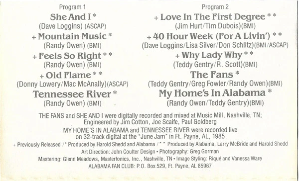 Alabama - Alabama Greatest Hits (Cass, Comp) (Near Mint (NM or M-)) - Image 3