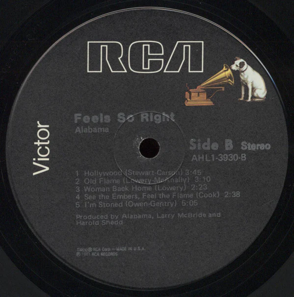 Alabama - Feels So Right (LP, Album, Ind) (Near Mint (NM or M-)) - Image 4