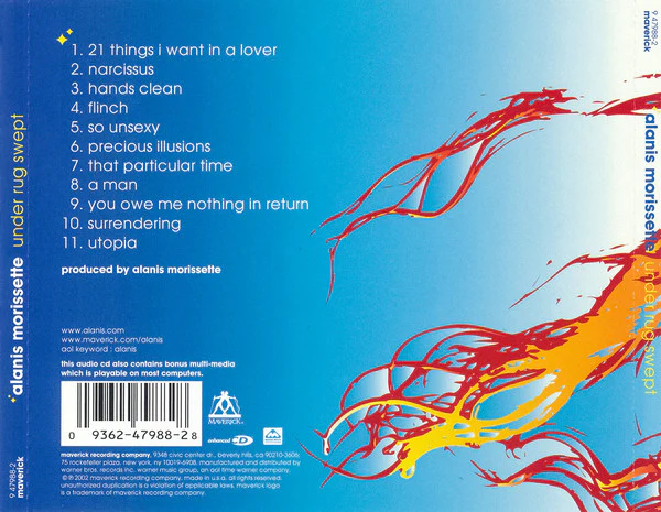 Alanis Morissette - Under Rug Swept (CD, Album, Enh, Oly) (Near Mint (NM or M-)) - Image 2