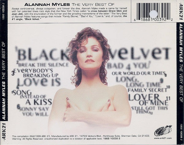 Alannah Myles - The Very Best Of Alannah Myles (CD, Comp) (Mint (M)) - Image 2