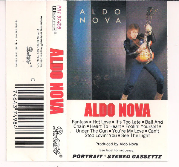 Aldo Nova - Aldo Nova (Cass, Album) (Near Mint (NM or M-))