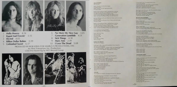 Alice Cooper - Billion Dollar Babies (CD, Album, RE) (Very Good Plus (VG+)) - Image 4