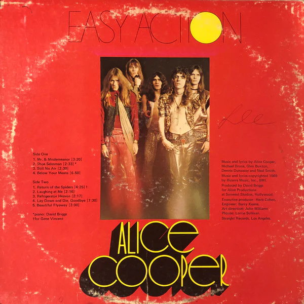 Alice Cooper - Easy Action (LP, Album) (Very Good Plus (VG+)) - Image 4