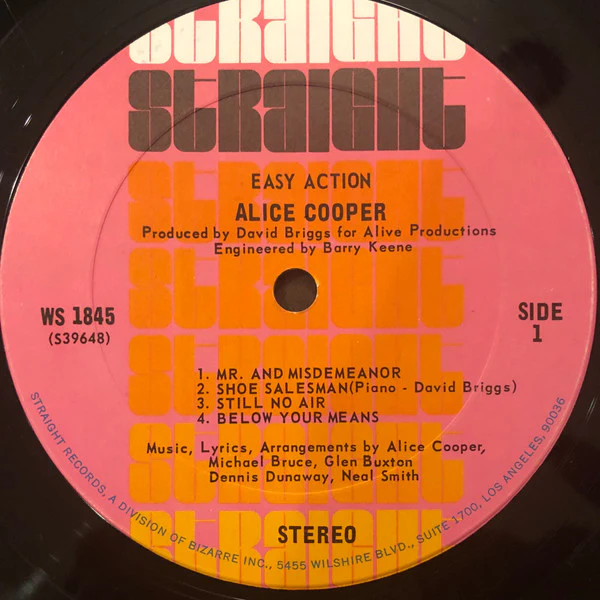 Alice Cooper - Easy Action (LP, Album) (Very Good Plus (VG+)) - Image 5