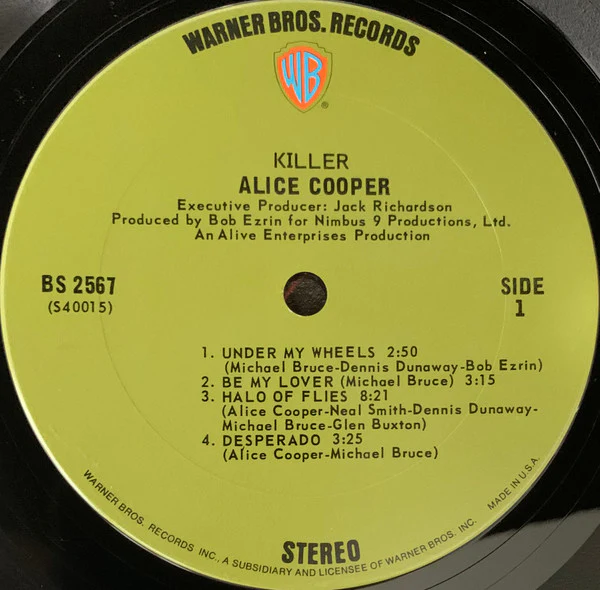 Alice Cooper - Killer (LP, Album, San) (Very Good Plus (VG+)) - Image 3