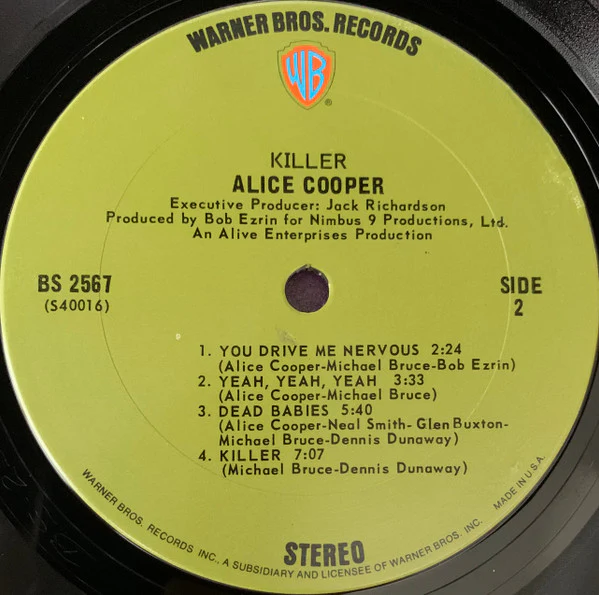 Alice Cooper - Killer (LP, Album, San) (Very Good Plus (VG+)) - Image 4
