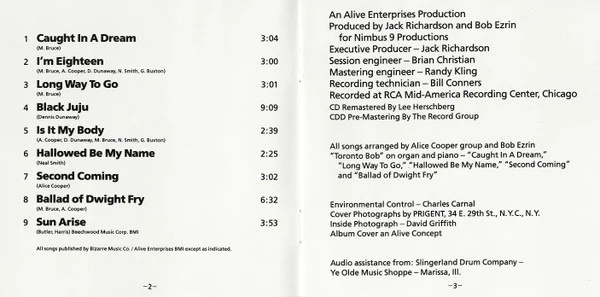 Alice Cooper - Love It To Death (CD, Album, RE, RM) (Good Plus (G+)) - Image 5