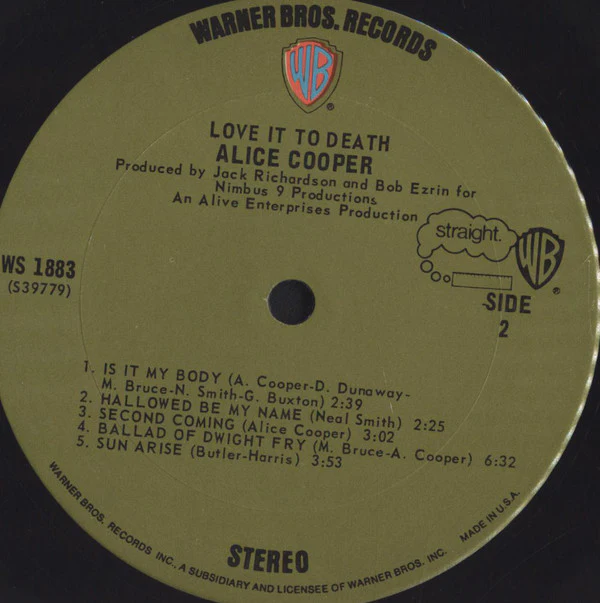 Alice Cooper - Love It To Death (LP, Album, RE, Pit) (Very Good Plus (VG+)) - Image 5