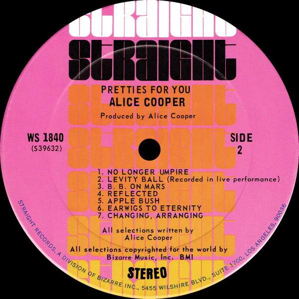 Alice Cooper - Pretties For You (LP, Album) (Very Good Plus (VG+)) - Image 5