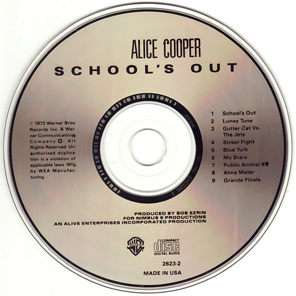Alice Cooper - School's Out (CD, Album, Club, RE) (Very Good Plus (VG+)) - Image 3