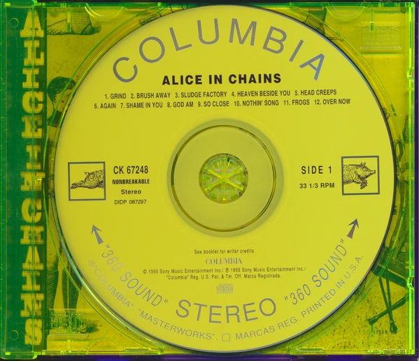 Alice In Chains - Alice In Chains (CD, Album, RE, Pur) (Very Good Plus (VG+)) - Image 2